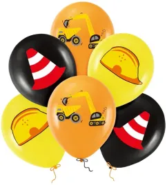 balony-urodzinowe-wywrotka-koparka-urodziny-6szt