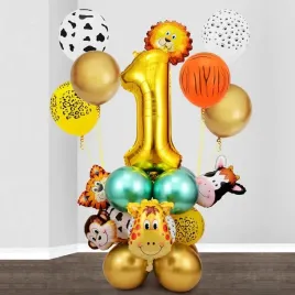 zestaw-balonow-1-urodziny-zwierzeta-safari-zoo