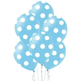 balony-niebieskie-w-kropki-urodziny-roczek-10-szt