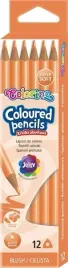 colorino-kredki-olowkowe-trojkatne-12szt-cieliste