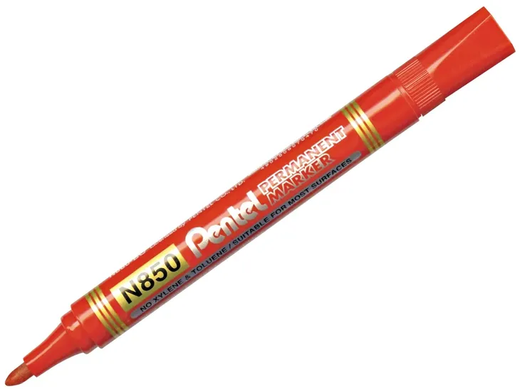 pentel-marker-n850-okragly-czerwony-marka-pentel