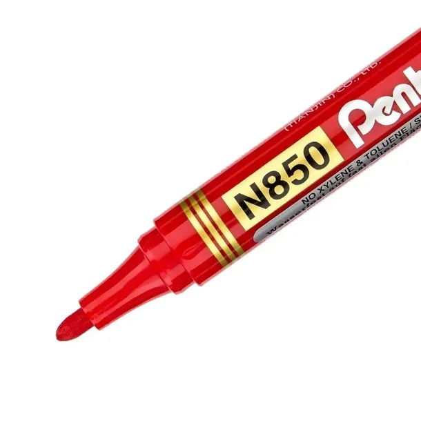 pentel-marker-n850-okragly-czerwony-stan-nowy-rodzaj-permanentny