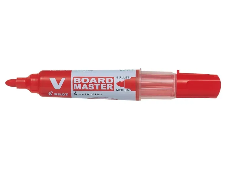 pilot-marker-v-board-master-czerwony-marka-pilot