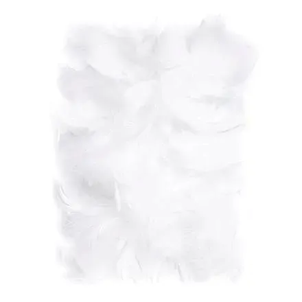 PIÓRKA DEKORACYJNE 5-12CM 10G biały