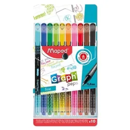 10x-maped-cienkopis-psiaki-graph-10-kolorow