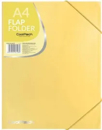 coolpack-teczka-na-gumke-a4-zolta-pastelowa