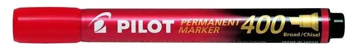marker-permanentny-pilot-400-broad-sciety-czerwony-stan-nowy-waga-z-opakowaniem-0-1-kg