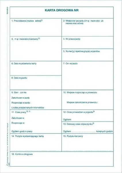 druk-karta-drogowa-a5