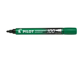marker-permanentny-pilot-100-fine-okragly-zielony