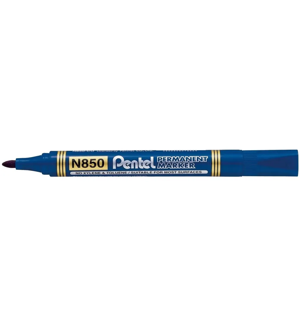 pentel-marker-n850-okragly-niebieski