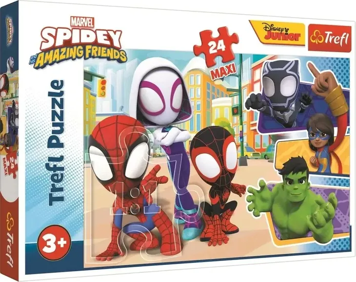 puzzle-24-maxi-spiday-i-przyjaciele-material-inny
