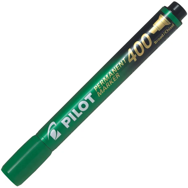 marker-permanentny-pilot-400-broad-sciety-zielony-kolor-zielony