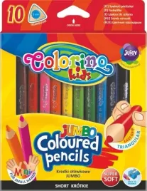 colorino-kredki-trojkatne-mini-jumbo-10-kolorow