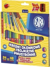 astra-kredki-dwustronne-trojkatne-2448-kolory
