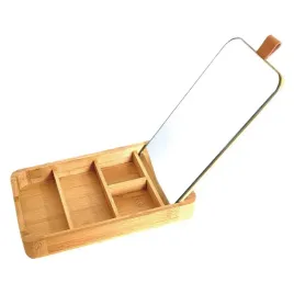 organizer-na-kosmetyki-bizuterie-lusterko-szuflady-bambus-kinghoff-kh-1695
