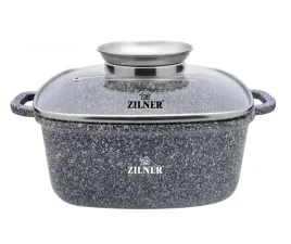 garnek-kwadratowy-z-pokrywka-3-5l-22cm-indukcja-gaz-non-stick-szary-zilner