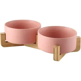 miska-ceramiczna-podwojna-dla-psa-i-kota-2-miski-drewniana-podstawa