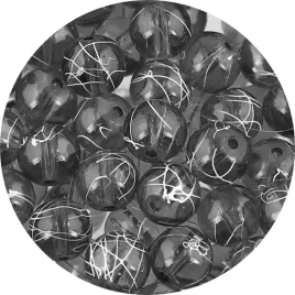 koraliki-szklane-nici-transparentne-8mm-kulki-czarne-50szt