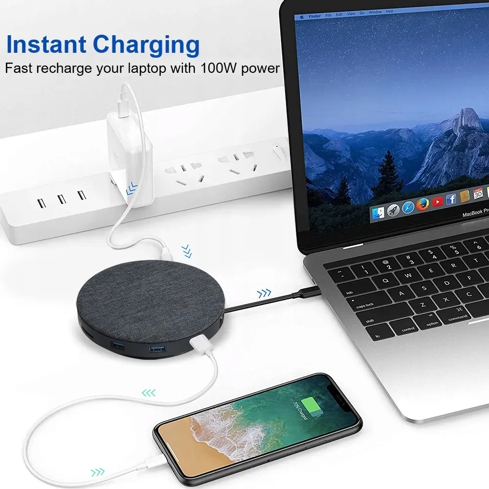 ladowarka-indukcja-adapter-usb-c-hub-3-0-hdmi-lan-stan-nowy