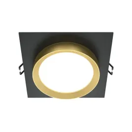 lampa-oprawa-sufitowa-podtynkowa-punktowa-kwadratowa-czarna-zlota-maytoni