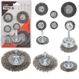 yato-komplet-zestaw-szczotek-drucianych-inox-z-trzpieniem-6-sztuk-yt-47593