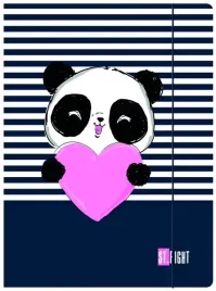 teczka-z-gumka-a4-stright-love-panda