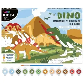 kidea-obraz-malowanie-po-numerach-dinozaury