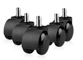 czarne-kolka-do-fotela-biurowego-gaming-11x22-mm-ciche-zestaw-5-sztuk