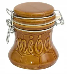 pojemnik-na-miod-kamionka-300-ml-brazowy-z-klamra