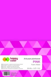 arkusze-piankowe-a4-5-ark-rozowe-happy-color