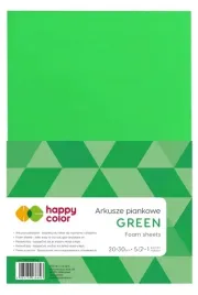 arkusze-piankowe-a4-5-ark-zielony-happy-color