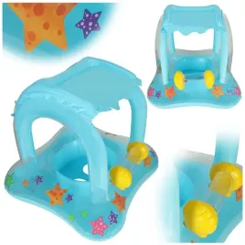 materac-dmuchany-pontonik-z-daszkiem-kolo-materac