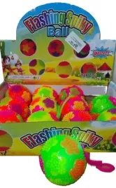 pilka-12szt-gumowa-swiecaca-z-kolcami-na-gumce