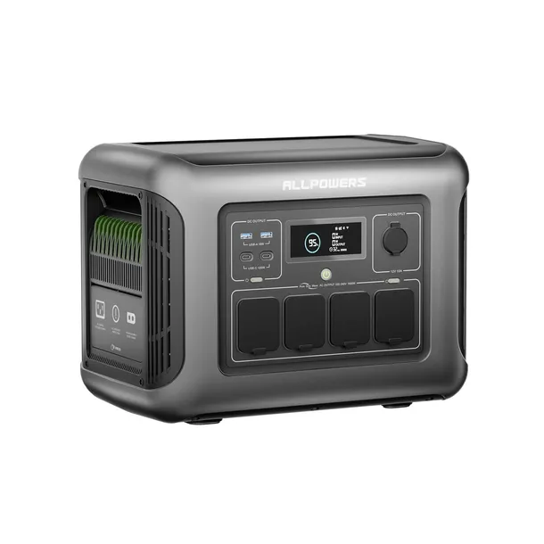 ALLPOWERS R1500 Lite Przenośna Stacja Zasilania Magazyn Prądu 1600W 1056Wh