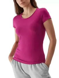 4f-koszulka-damska-gladka-t-shirt-bawelna-regular-ciemny-roz-s