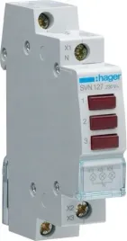 hager-lampka-sygnalizac-3x-czerwona-230v-ac-svn127