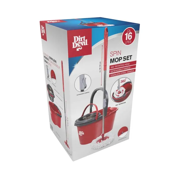 mop-obrotowy-dirt-devil-360-spin-16-litrow-kolor-czerwony