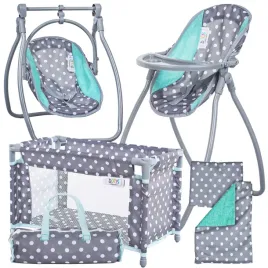zestaw-doris-4w1-dla-lalek-krzeselko-do-karmienia-hustawka-lozeczko-kojec