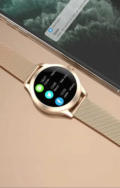 damski-smartwatch-maxcom-fw42-gold-mesh-ip68-model-fw42-gold
