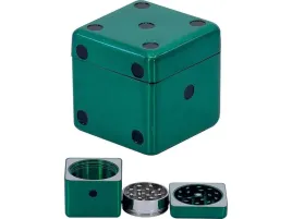 mlynek-grinder-metalowy-kostka-zielona-3cz-4-3cm