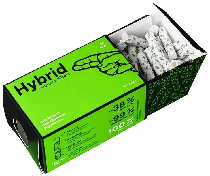 Filtry węglowe celulozowe Hybrid Supreme 6.4/55szt