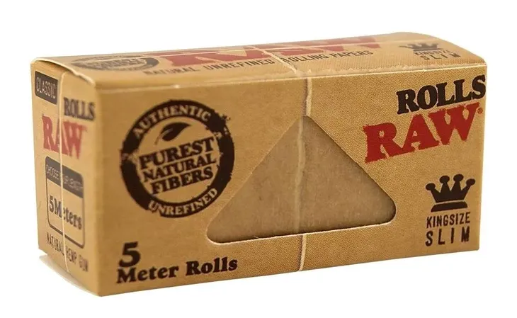 Bibułki bletki RAW Classic Rolls Slim 5m