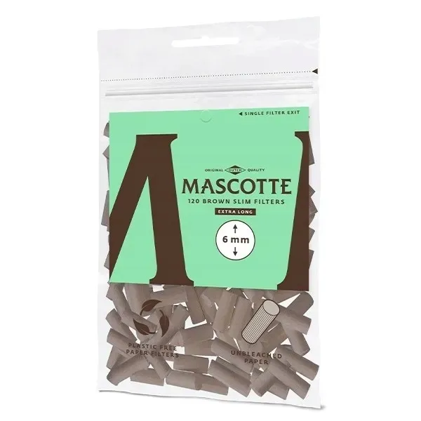 Filtry Tipy do papierosów Mascotte slim organic 120szt