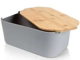 szary-chlebak-pojemnik-pieczywo-deska-bambusowa-krojenia-zamykany