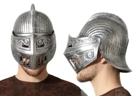 helm-rycerski-z-przylbica-srebrny-stroj-rycerza-sredniowiecze