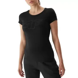 4f-koszulka-damska-gladka-t-shirt-bawelna-regular-czarna-duze-logo-s