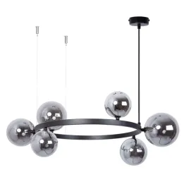 lampa-wiszaca-bolero-6-klosz-grafit-na-kole-czarna-rama-sigma