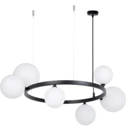 lampa-wiszaca-bolero-6-klosz-bialy-na-kole-czarna-rama-sigma