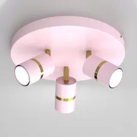 lampa-sufitowa-plafon-dzieciecy-rozowy-pastel-zlota-3x-gu10