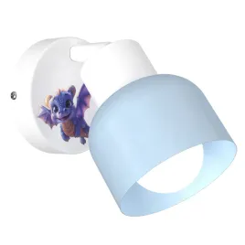 dzieciecy-kinkiet-regulowany-e27-niebieski-nadruk-laserowy-smok